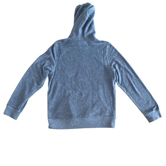 Outerknown Men's Hightide Pullover Hoodie Heather Grey Medium Organic Cotton - Picture 4 of 10